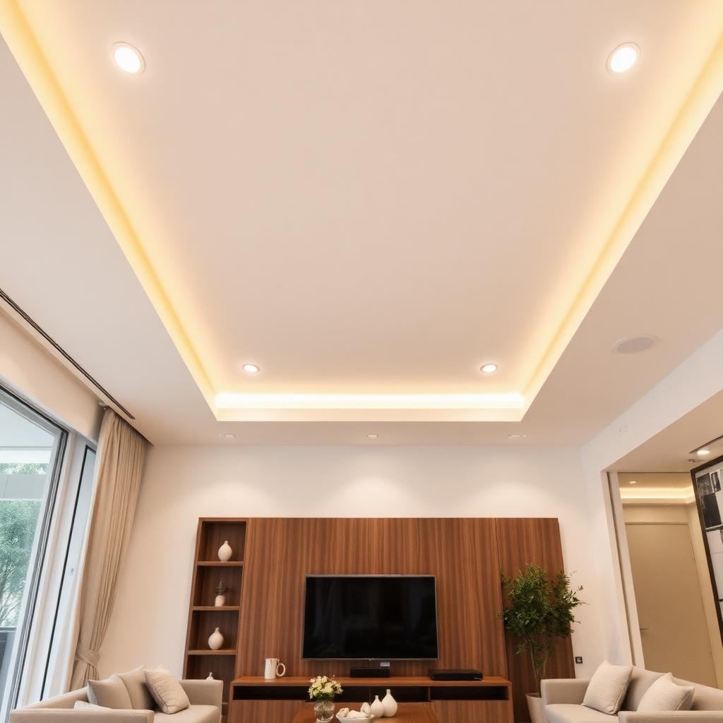 Tray ceiling refinish — Ceiling repairs project in Round Rock · 78681